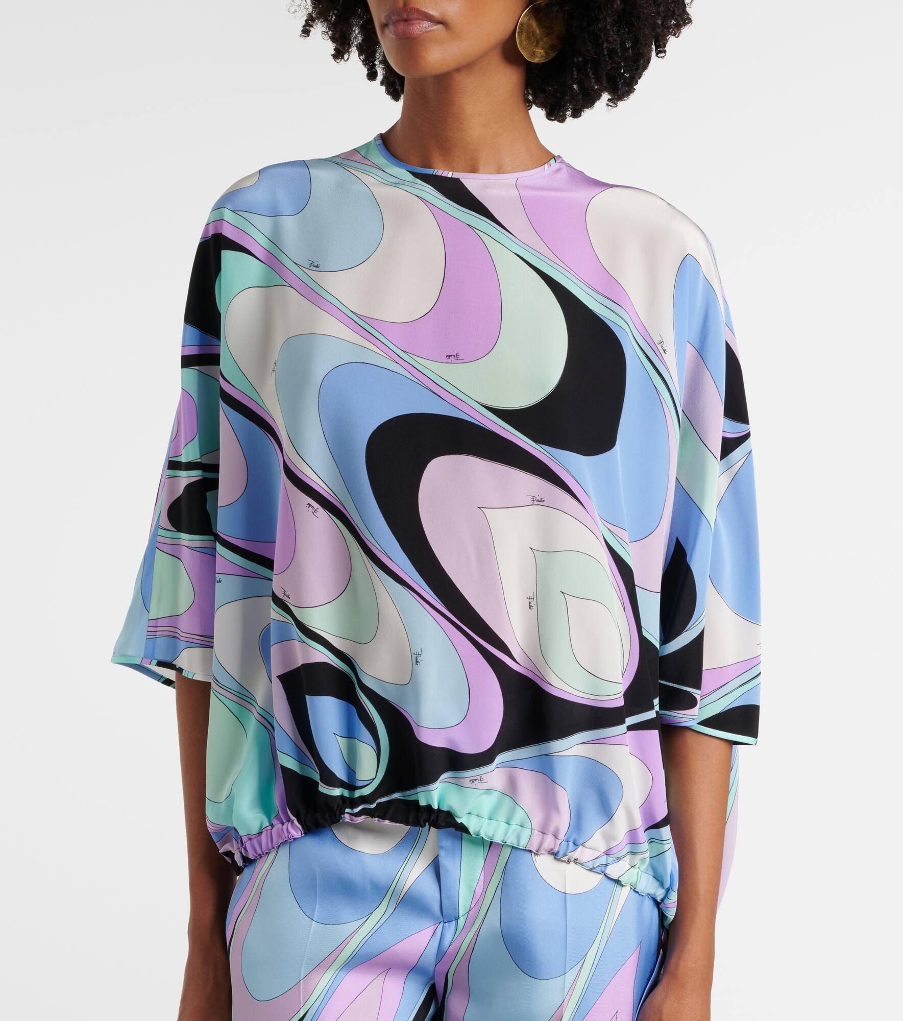 Printed blouse - 4
