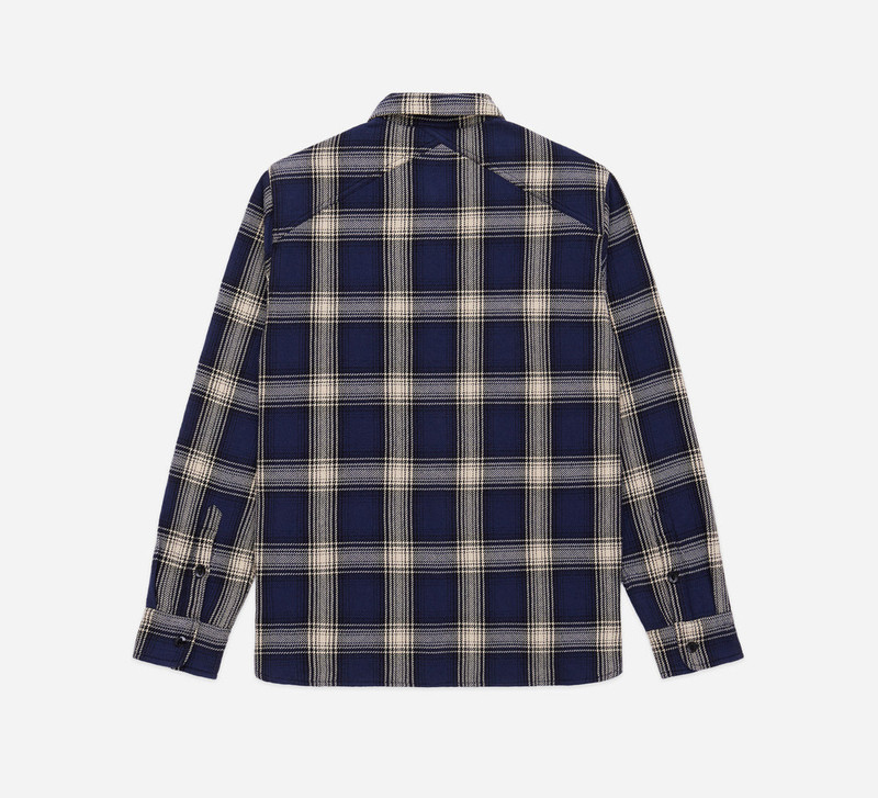 3sixteen Crosscut Flannel - Midnight Plaid outlook
