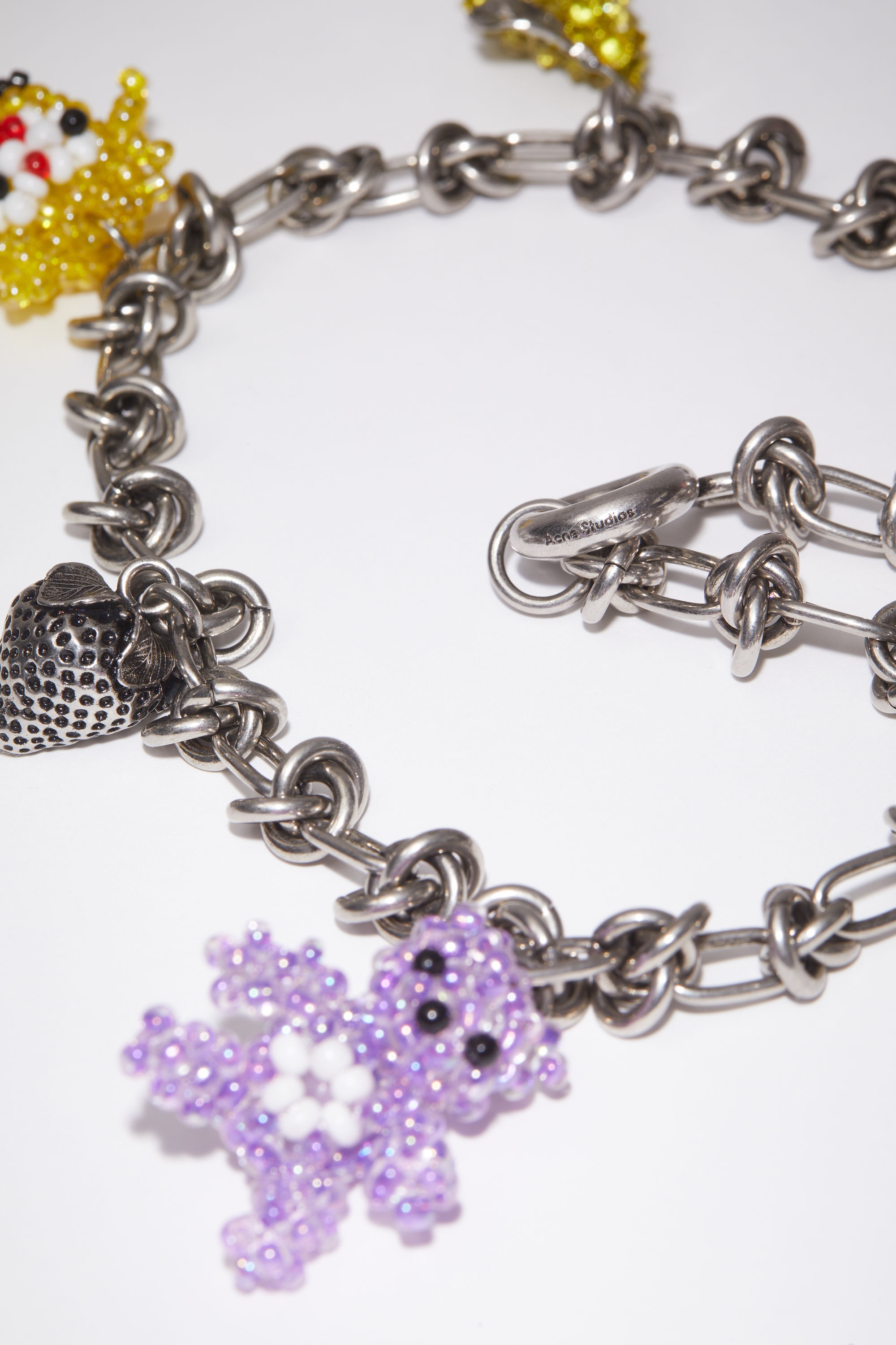 Charm necklace - Antique Silver - 4