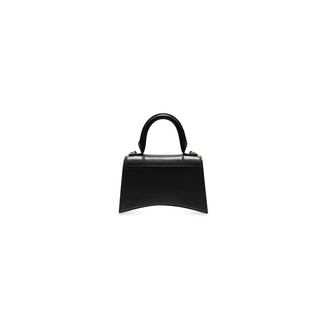 Women's Hourglass Xs Handbag Box in Black - 3