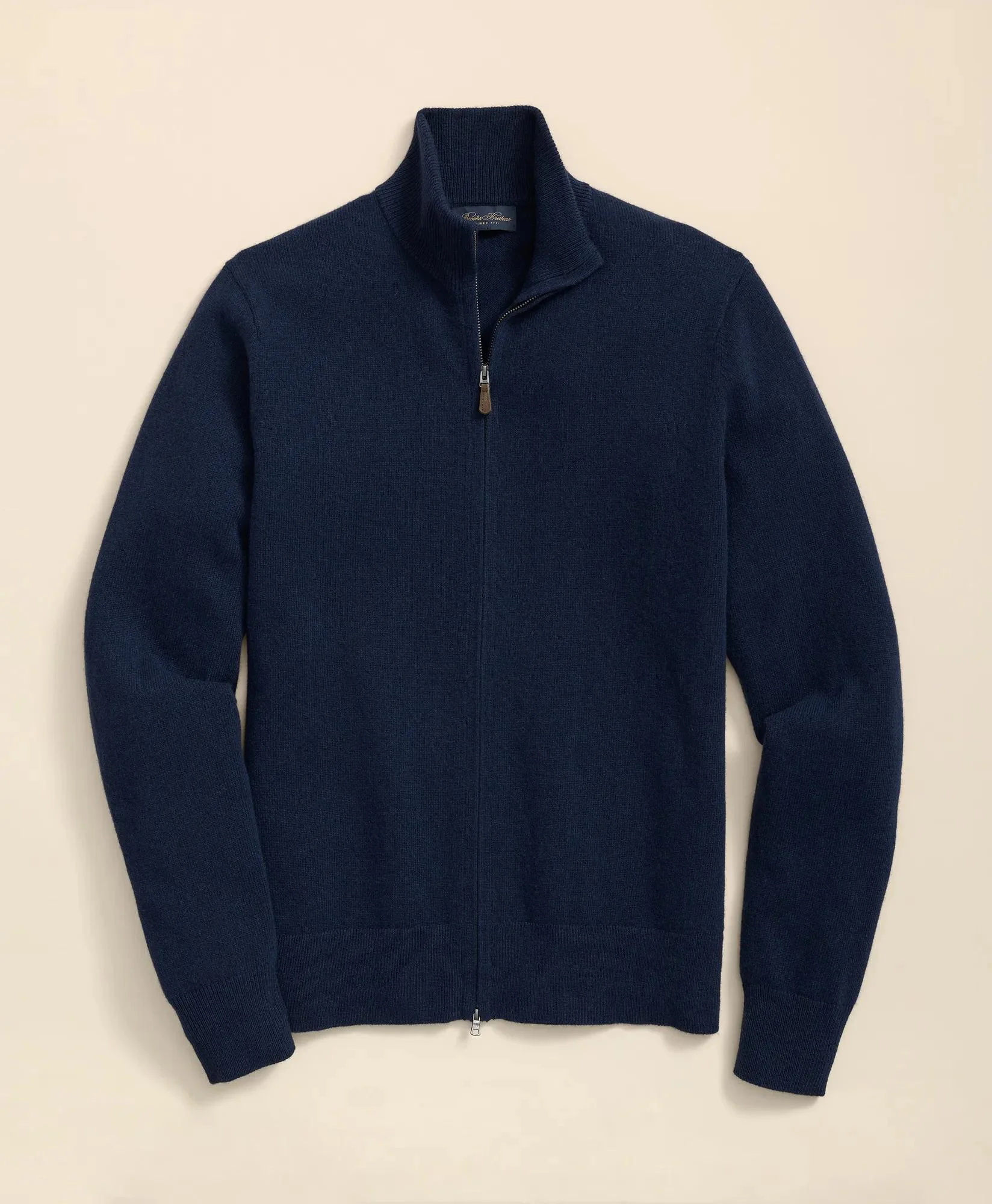 3-Ply Cashmere Full-Zip Cardigan - 1