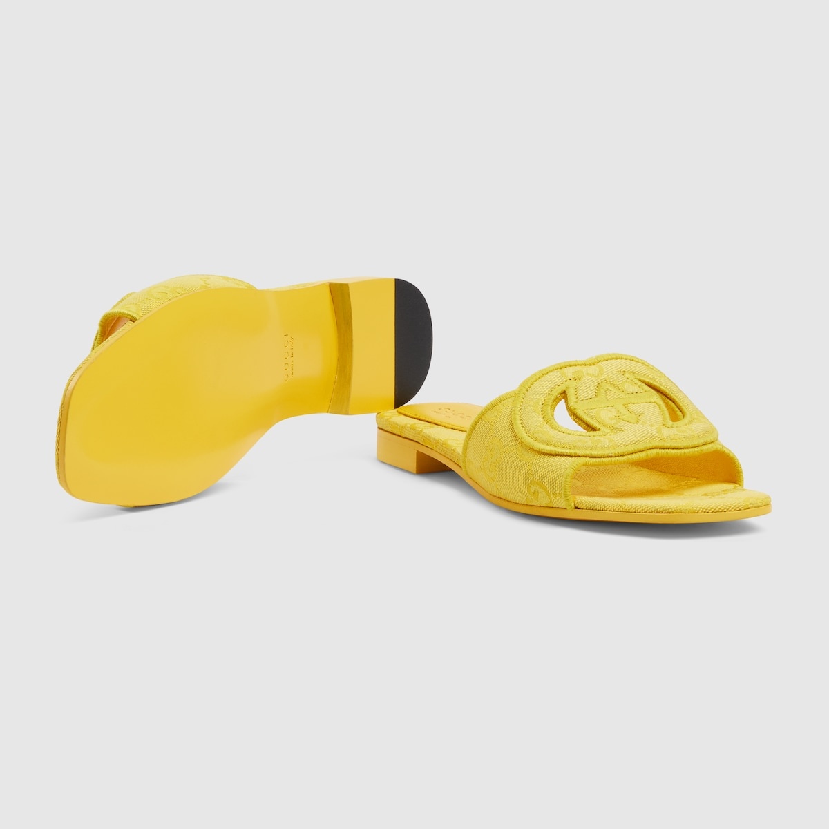 Women's Interlocking G slide sandal - 6