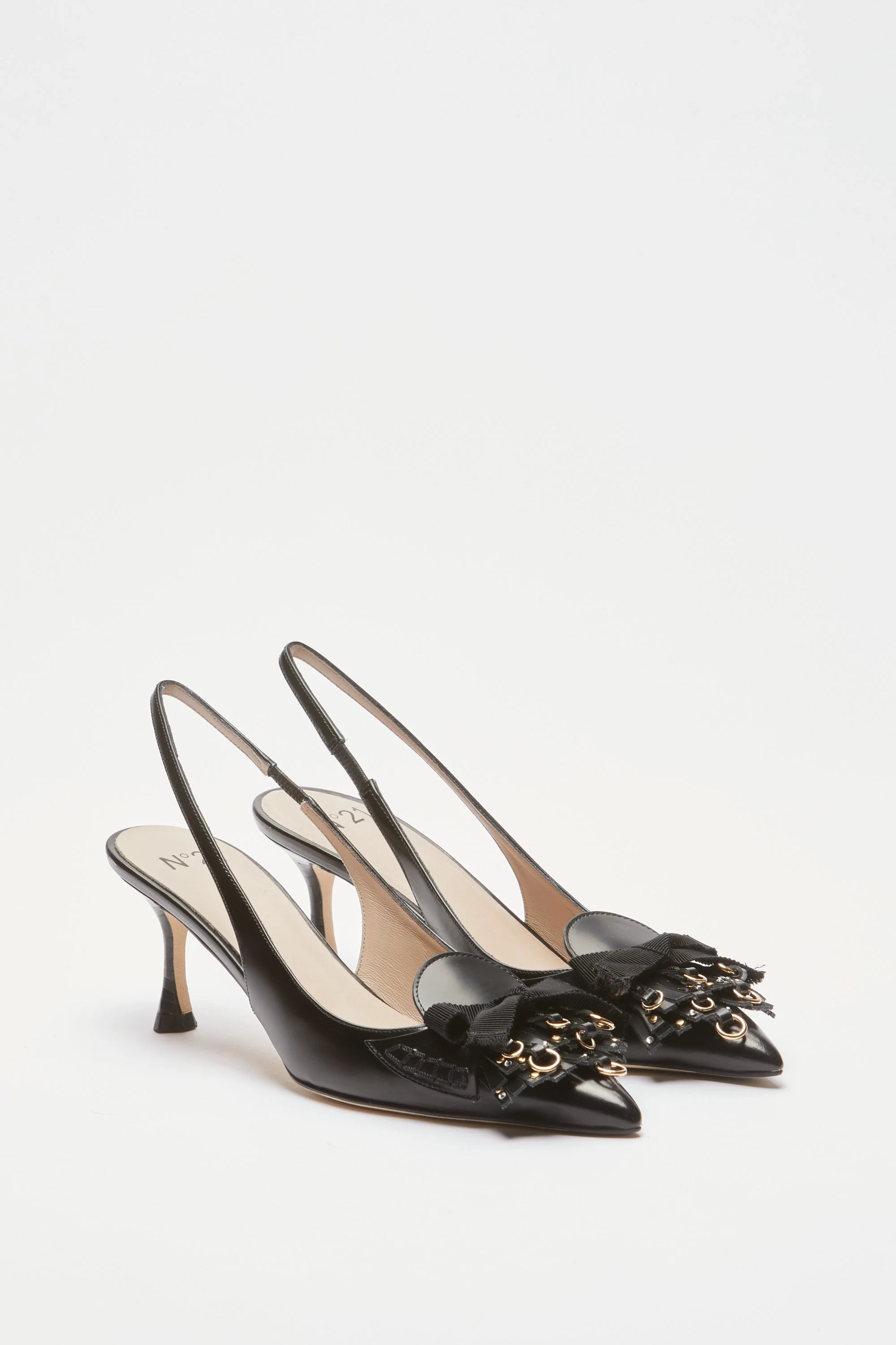 SLINGBACK WITH FRINGES AND STUDS - 1