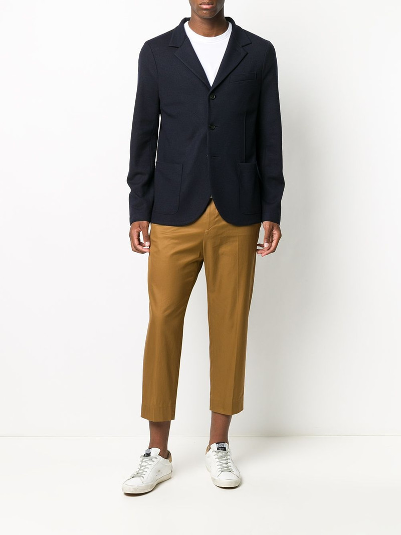 Harris Wharf London wool twill blazer outlook