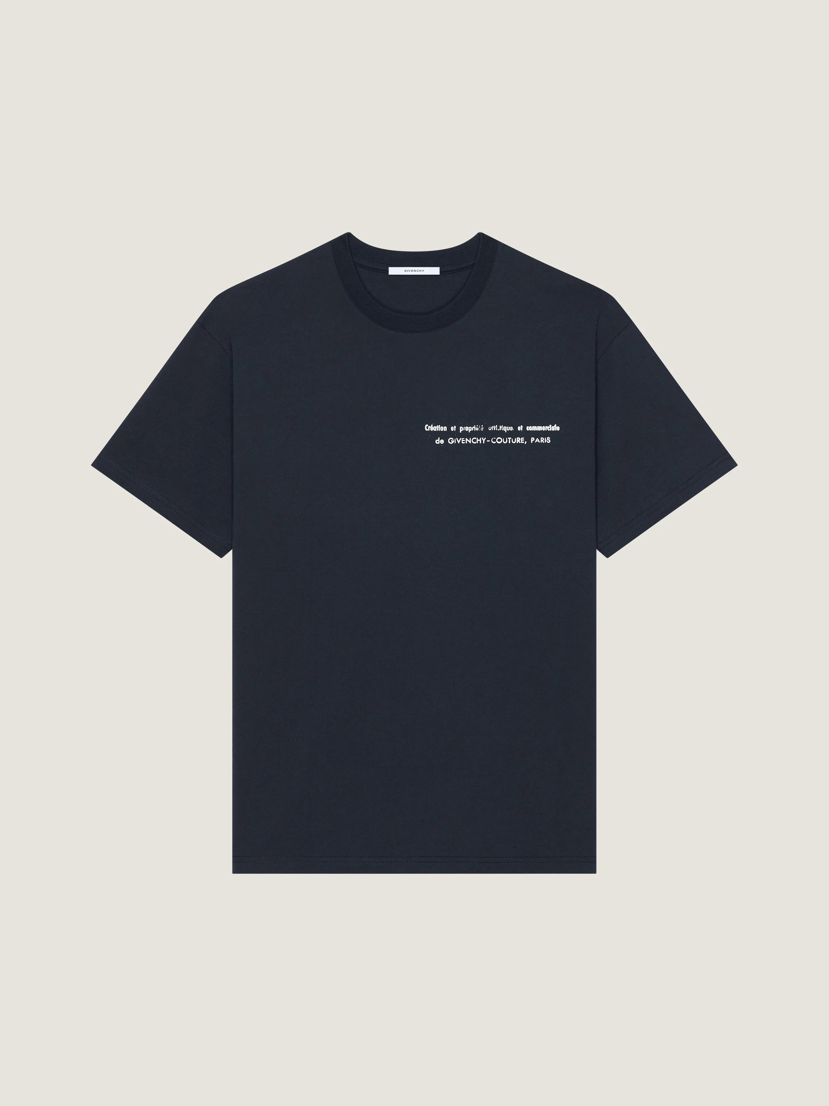 T-SHIRT IN COTTON WITH ARCHIVES PRINT - 1
