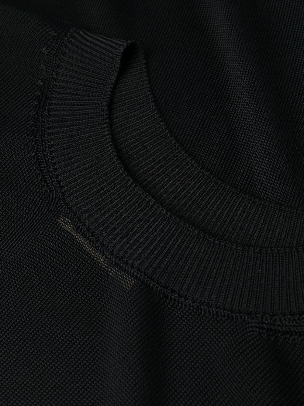 fine-knit fringed dress - 12