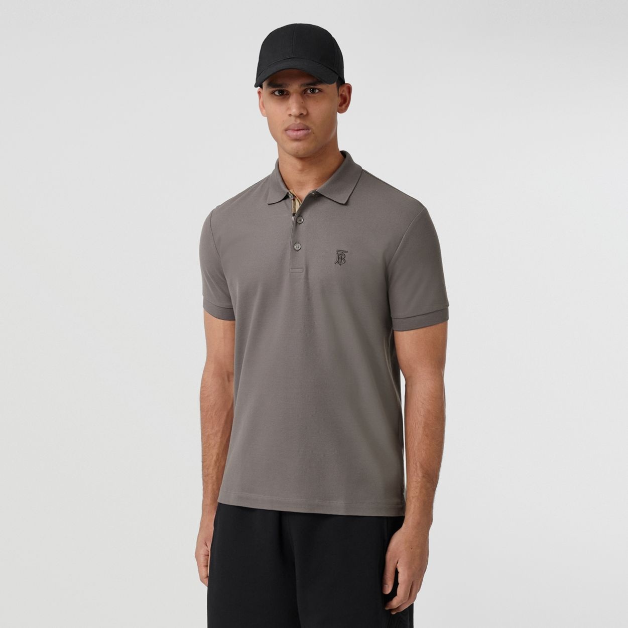 Monogram Motif Cotton Piqué Polo Shirt - 5