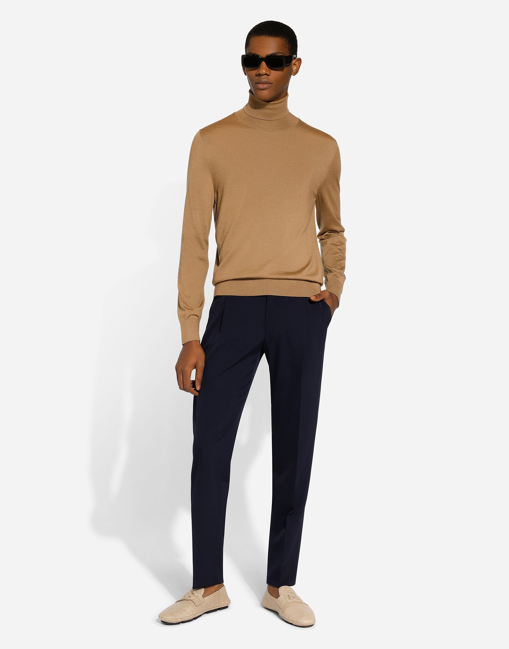 Cashmere and silk turtle-neck sweater - 2