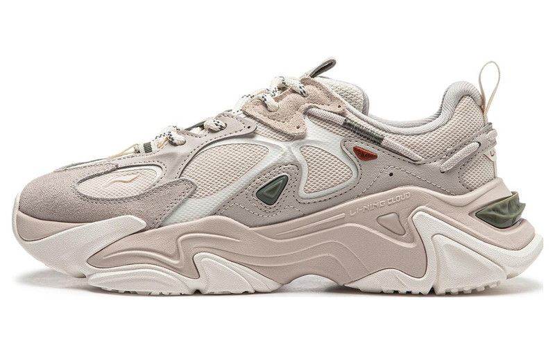 Li-Ning (WMNS) Li-Ning Counterflow Qianxingce 2 'Grey Beige' AGLT168-3 outlook