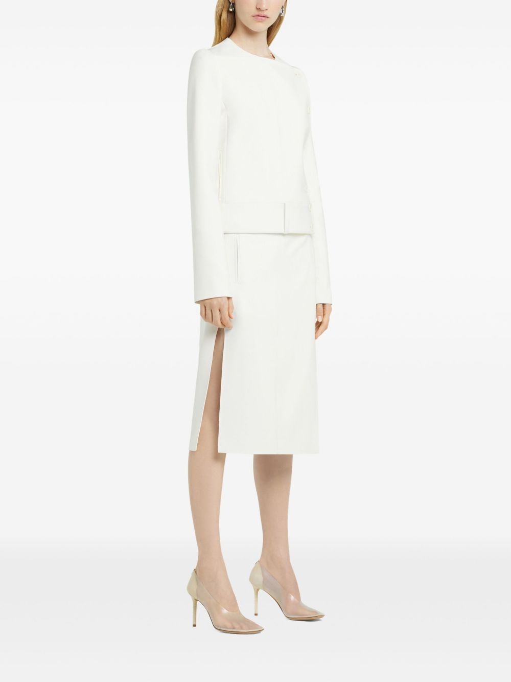 buttoned tailored jacket - 3