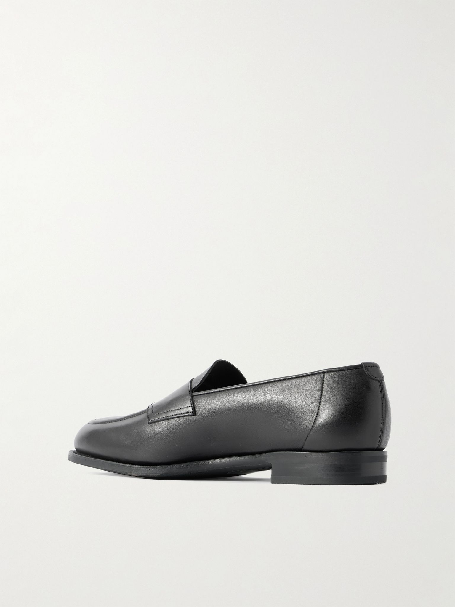 Piccadilly Leather Penny Loafers Black - 3