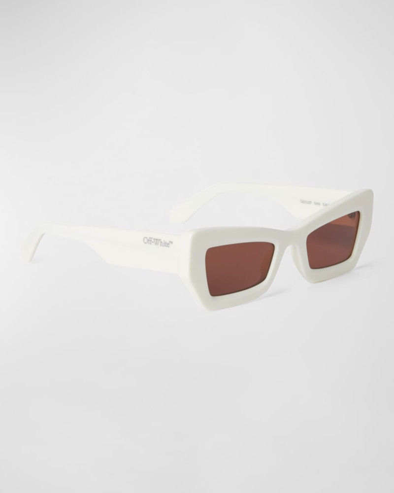 Off-White Aurora Acetate Cat-Eye Sunglasses outlook