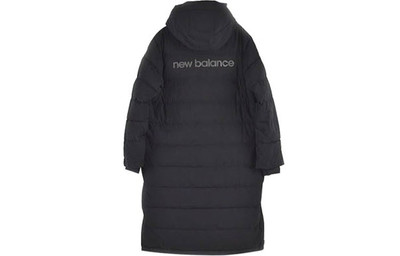 New Balance New Balance Casual Long Padding Jacket 'Black White' NP846111-BK outlook