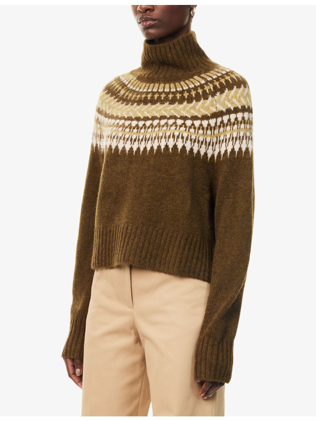 Lorrie Printed Knitted Jumper - 3