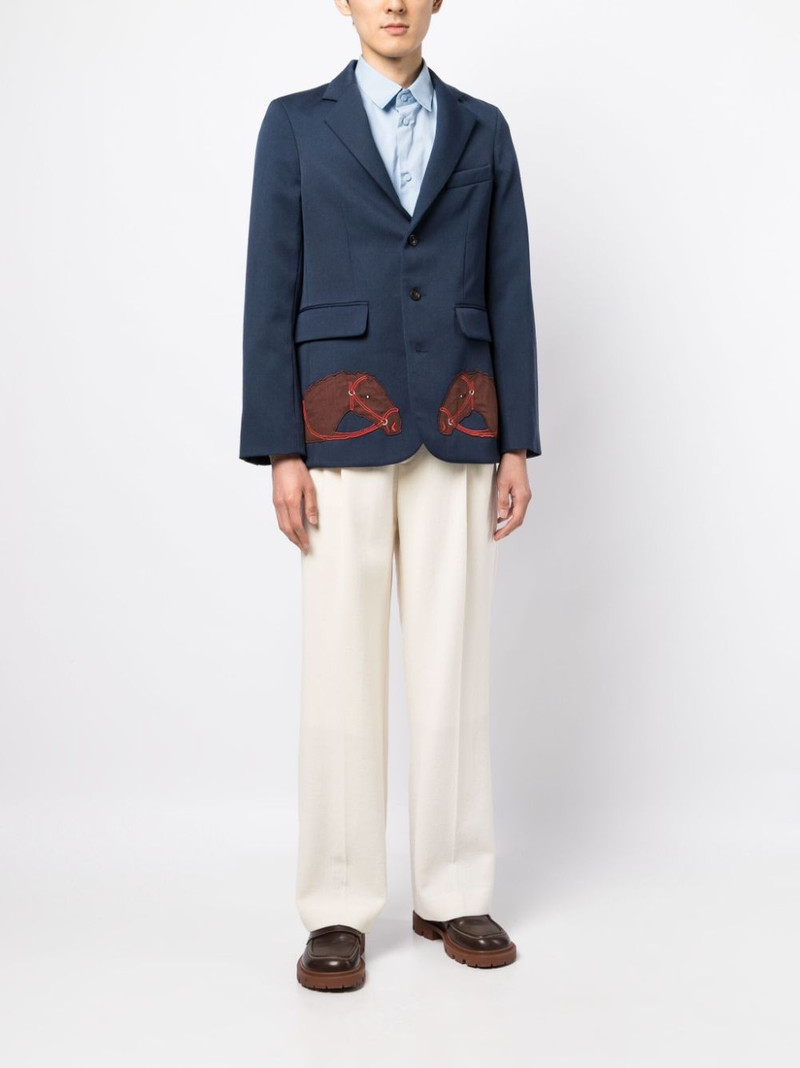 BODE Pony AppliquÃ© suit jacket outlook