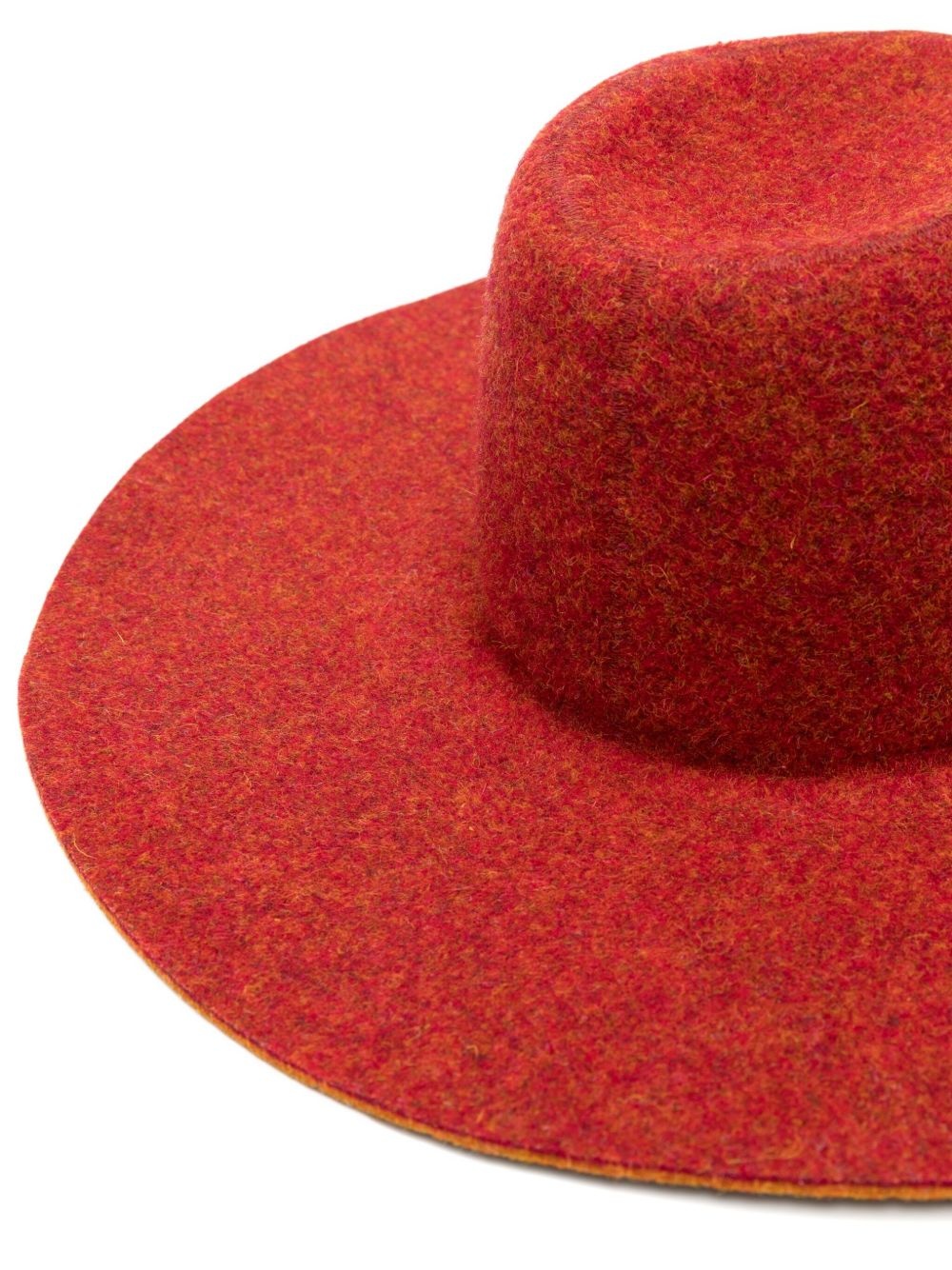 wide-brim fedora hat - 2
