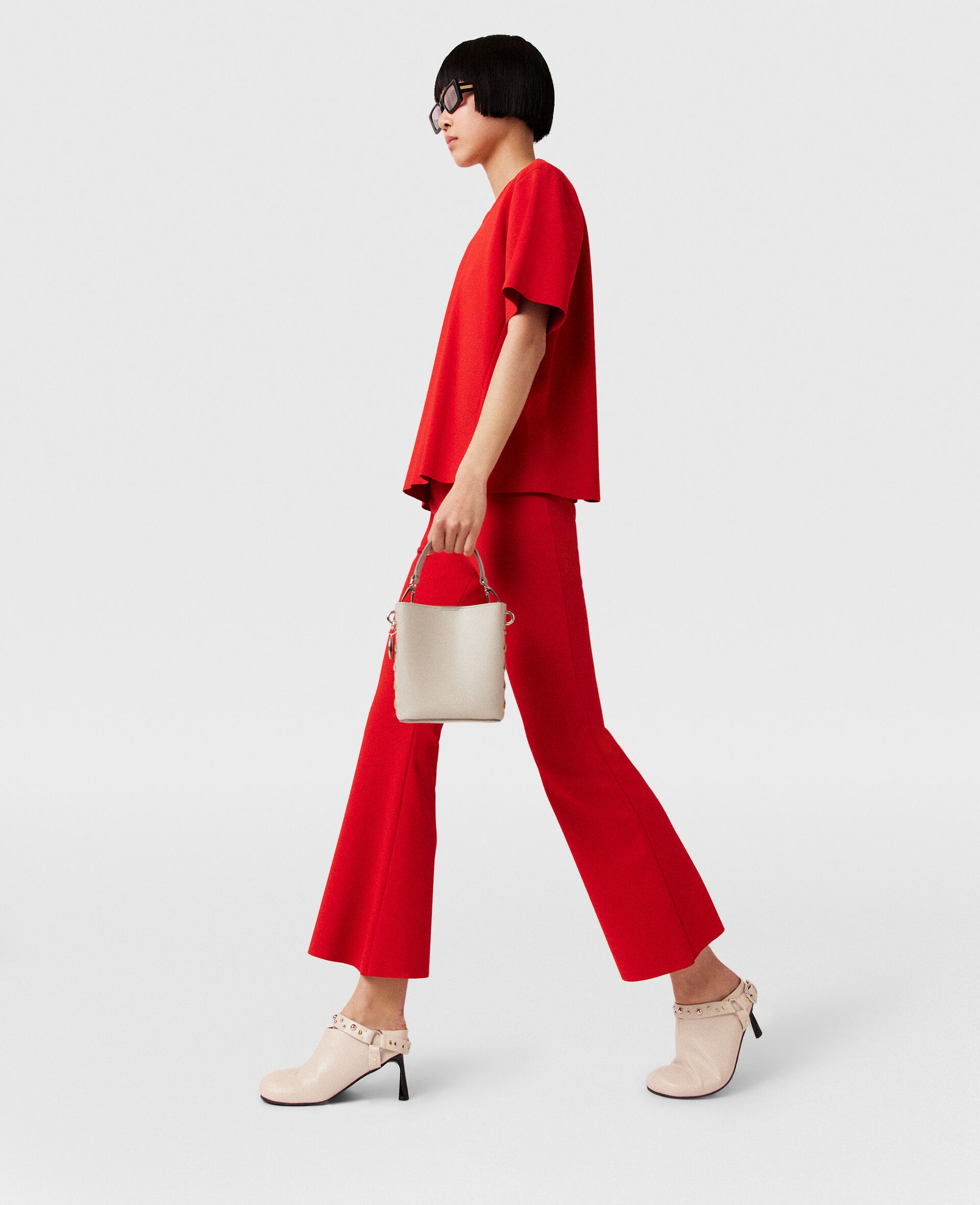 Mid-Rise Flared Pants - 2