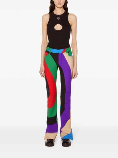 PUCCI Iride-print trousers outlook