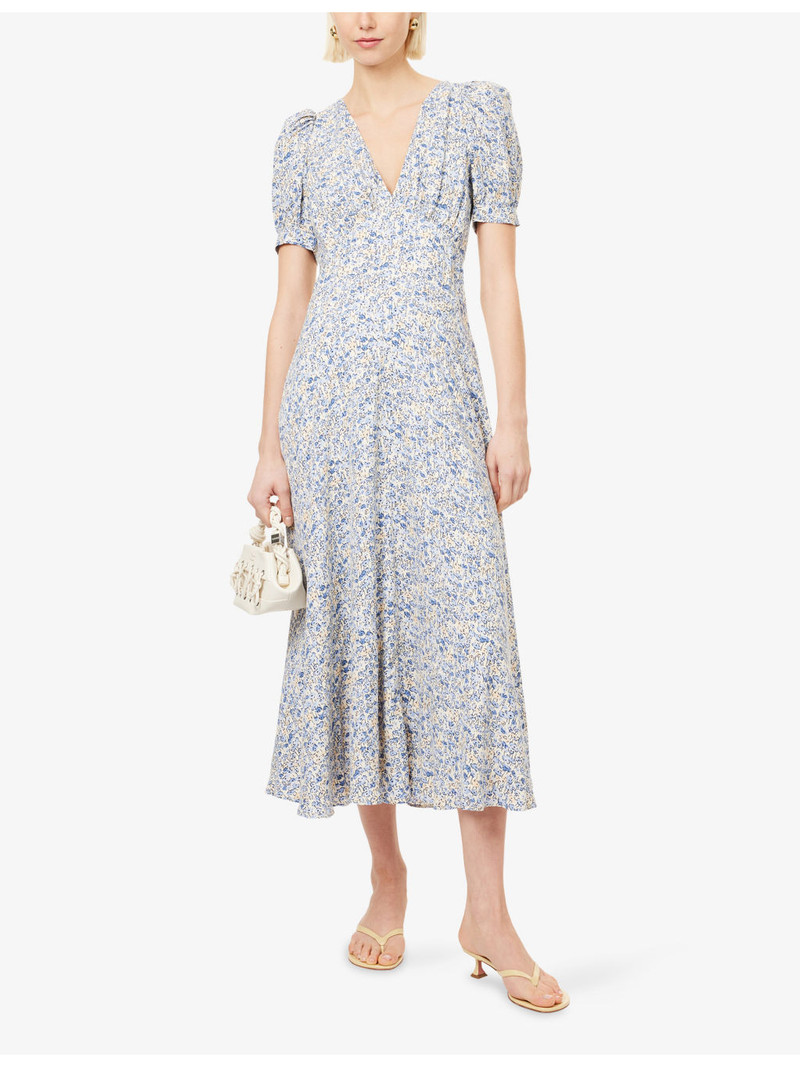 Reformation Naira Floral Woven Maxi Dress outlook