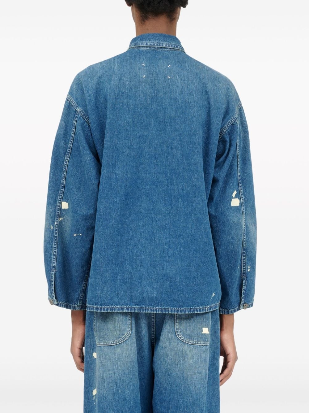 Distressed denim shirt - 5