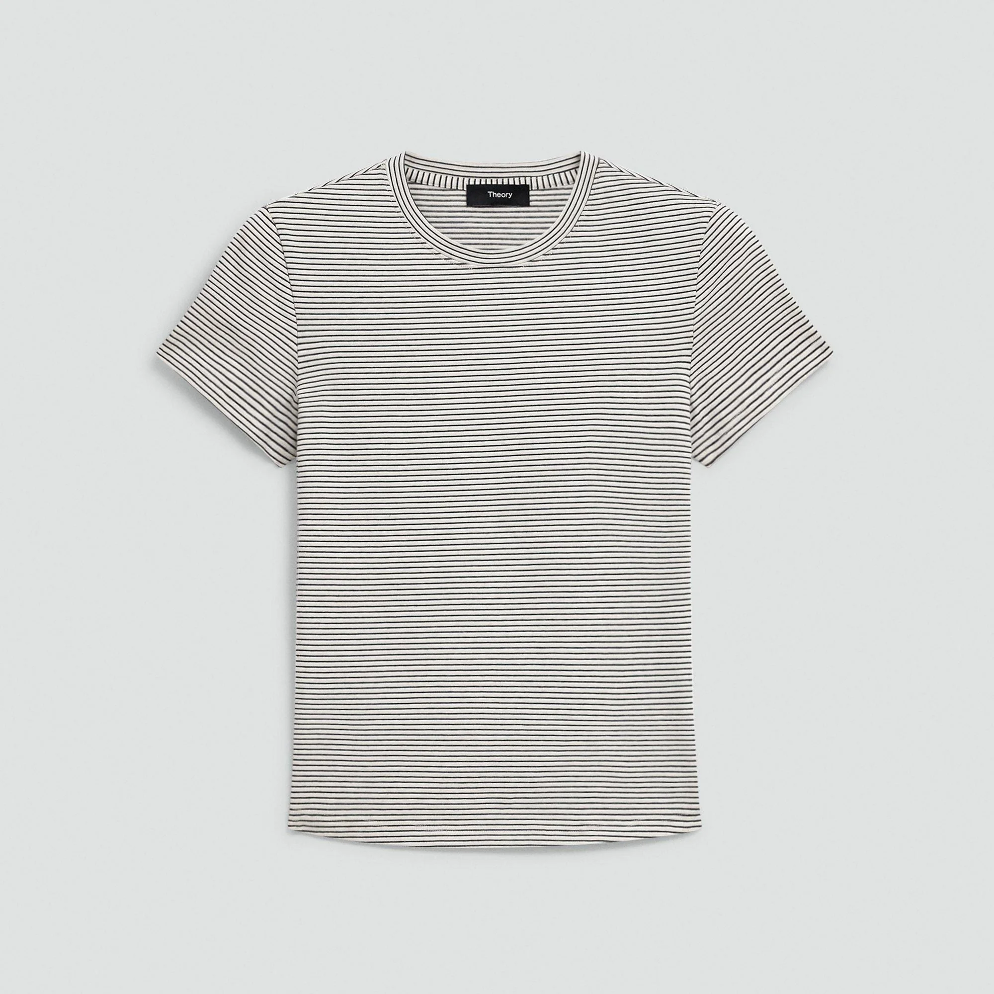 Tiny Tee in Striped Cotton - 1