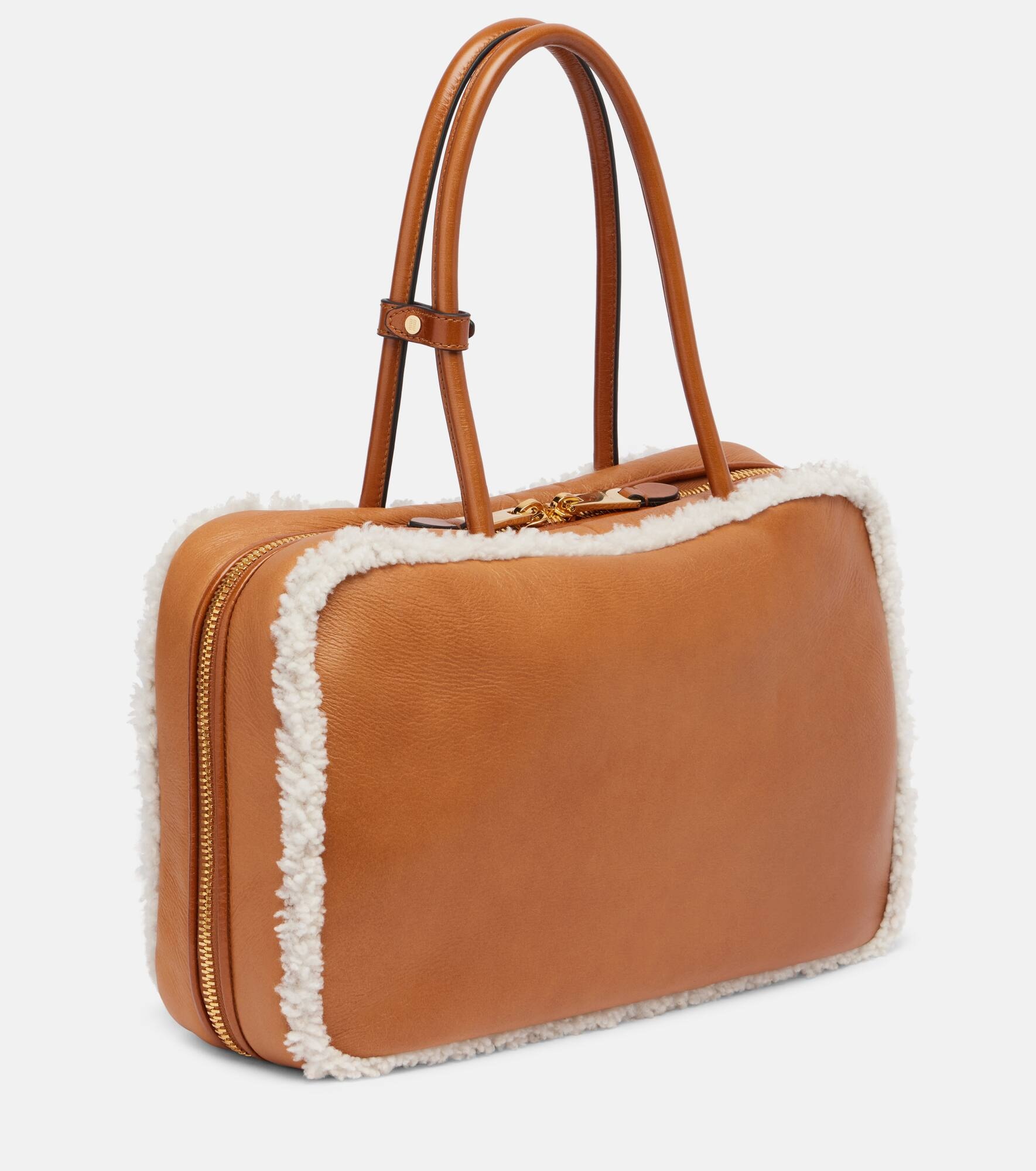 Beau Large leather tote bag - 4