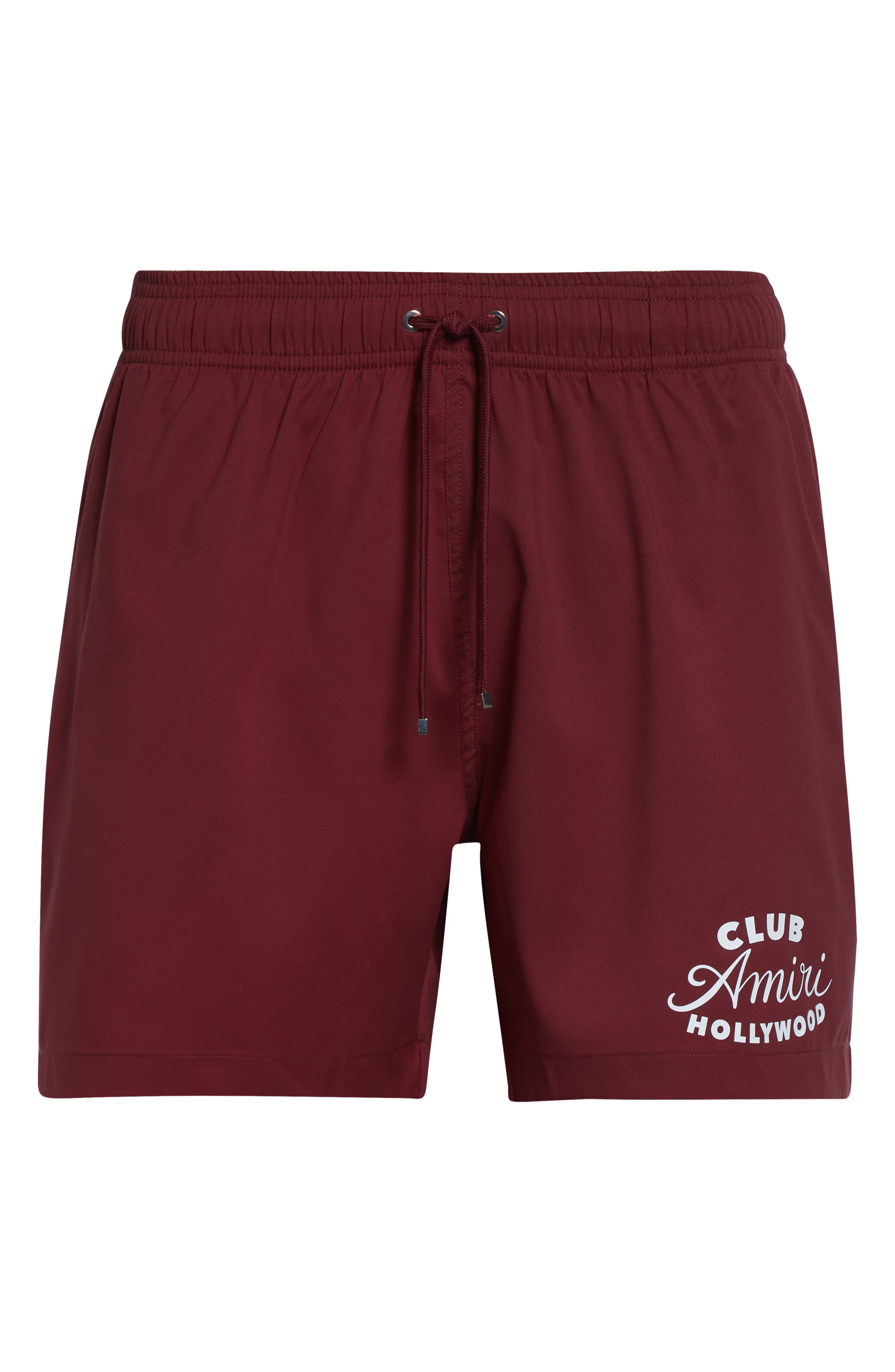 Club Amiri Swim Trunks in Wine at Nordstrom - 6