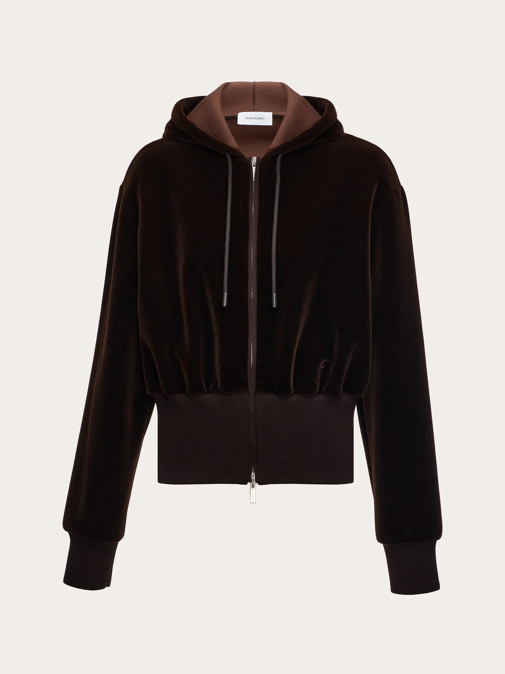Velvety hoodie - 1