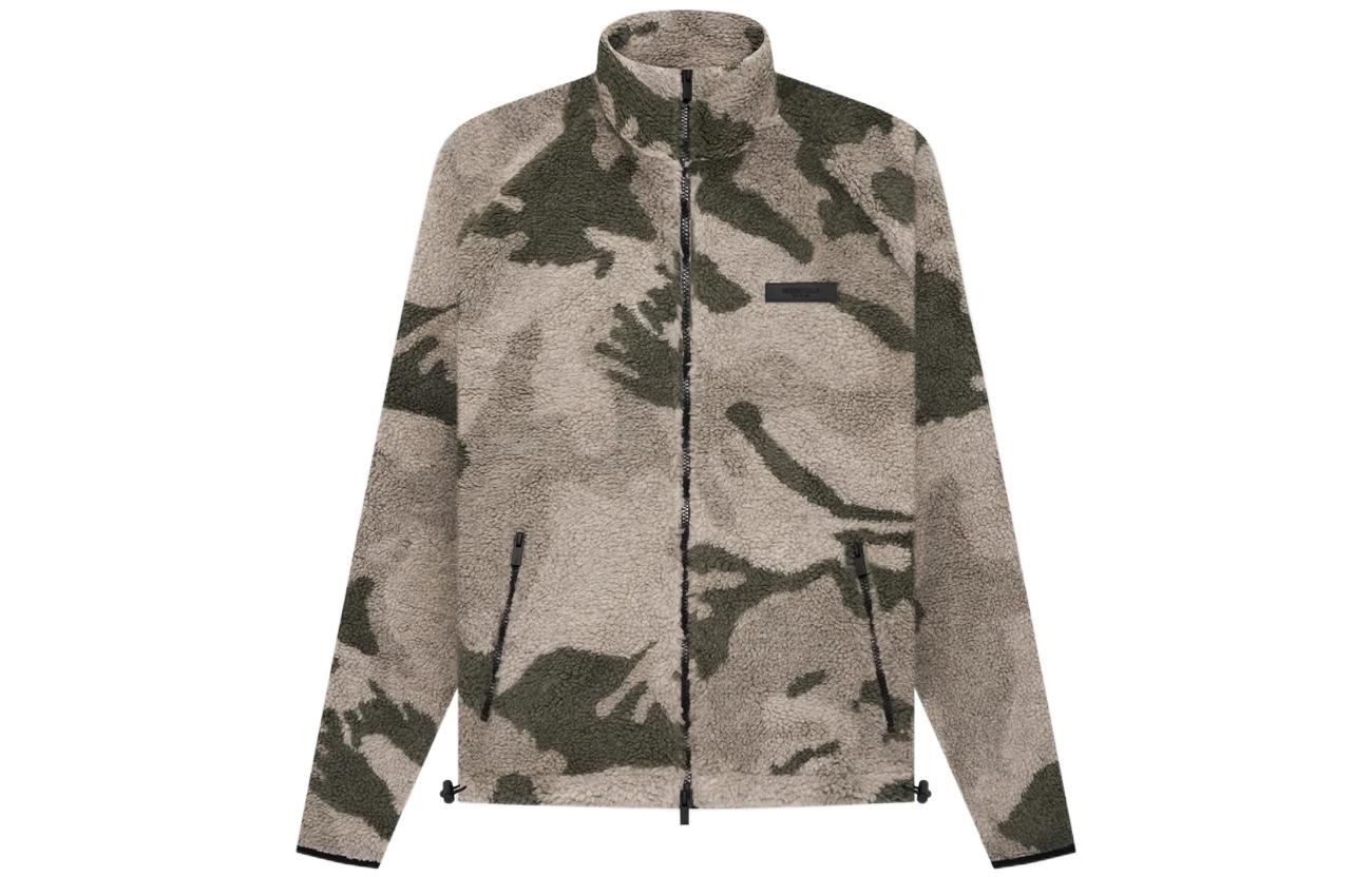 Fear of God Essentials SS22 Polar Fleece Full Zip Jacket Camo FOG-SS22-057 - 2