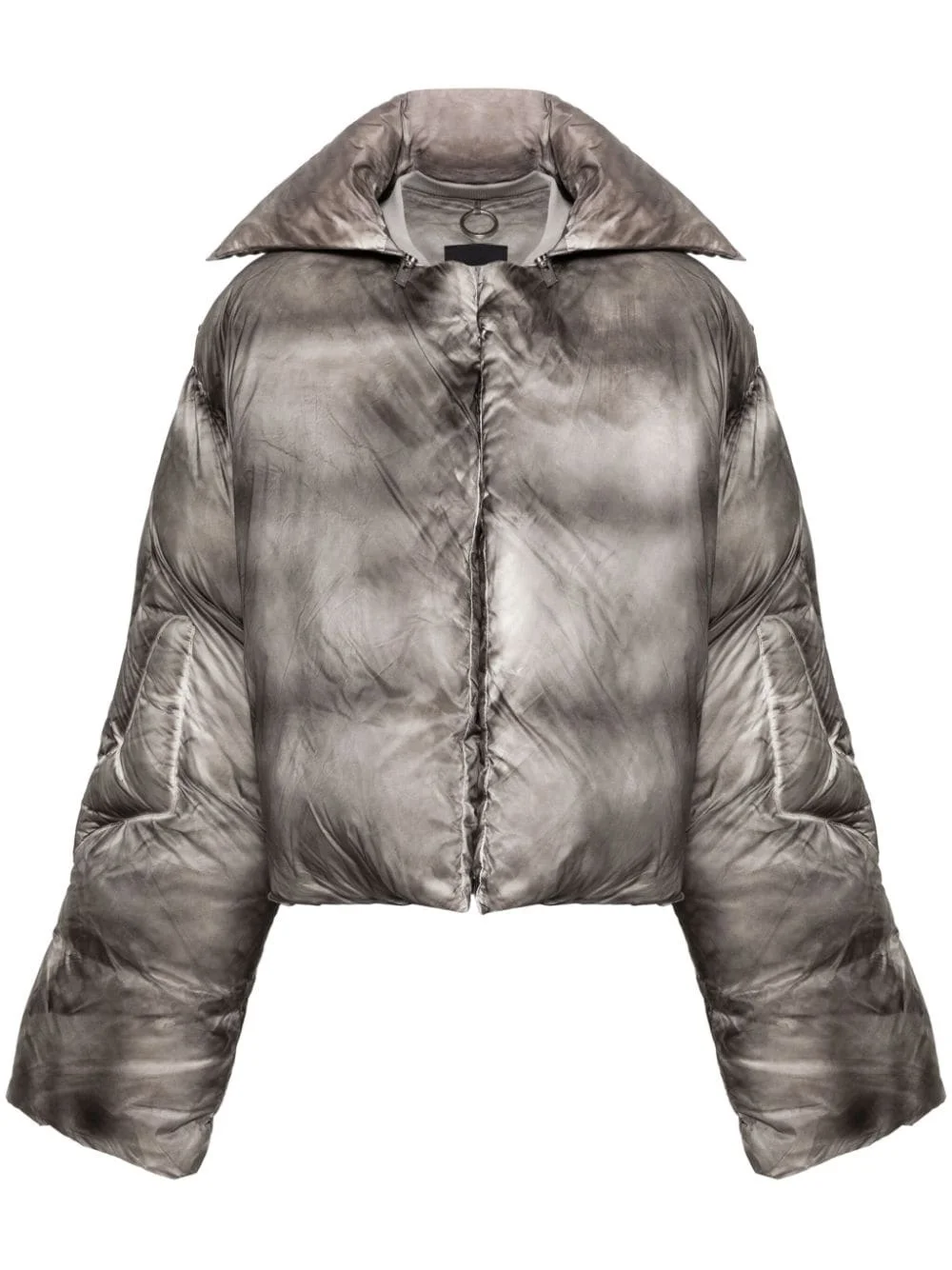Sculptural down puffer jacket - 1