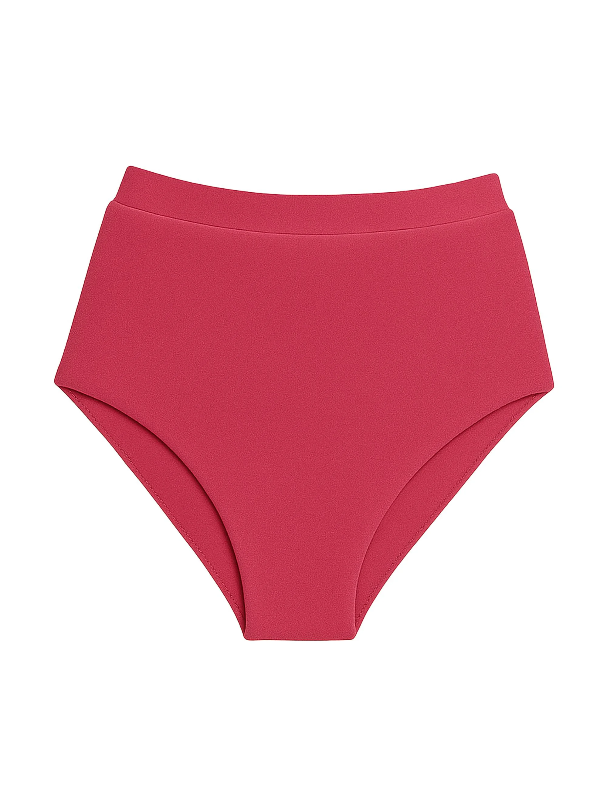 Women's Sunstone High Waist Bikini Bottom - Dark Pink - 1