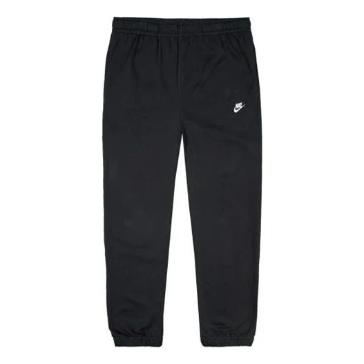 Nike Sportswear Club Fleece Printing Sports Trousers Black BV2738-010 - 1