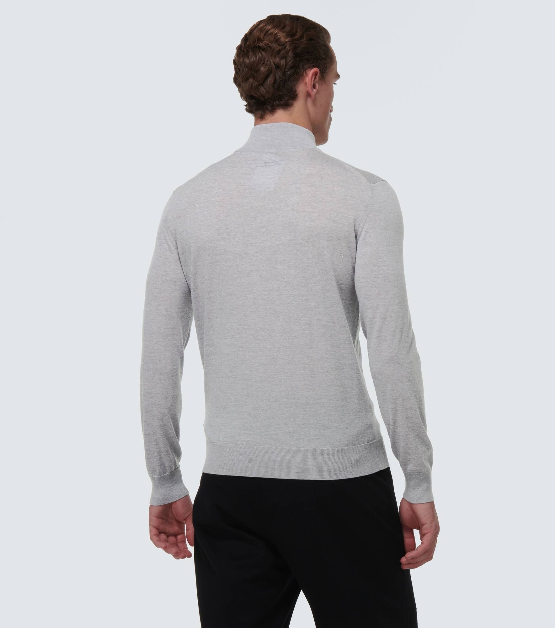 Turtleneck wool sweater - 4