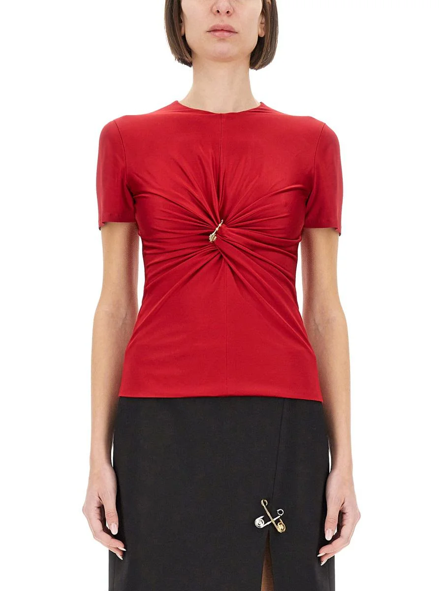 Versace "Safety Pin" Curled Top - 1