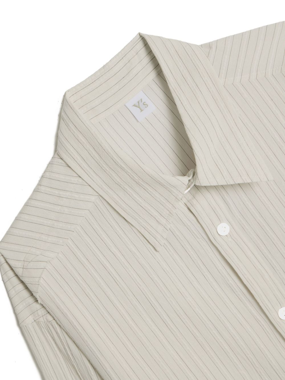 pinstripe asymmetrical shirt - 4