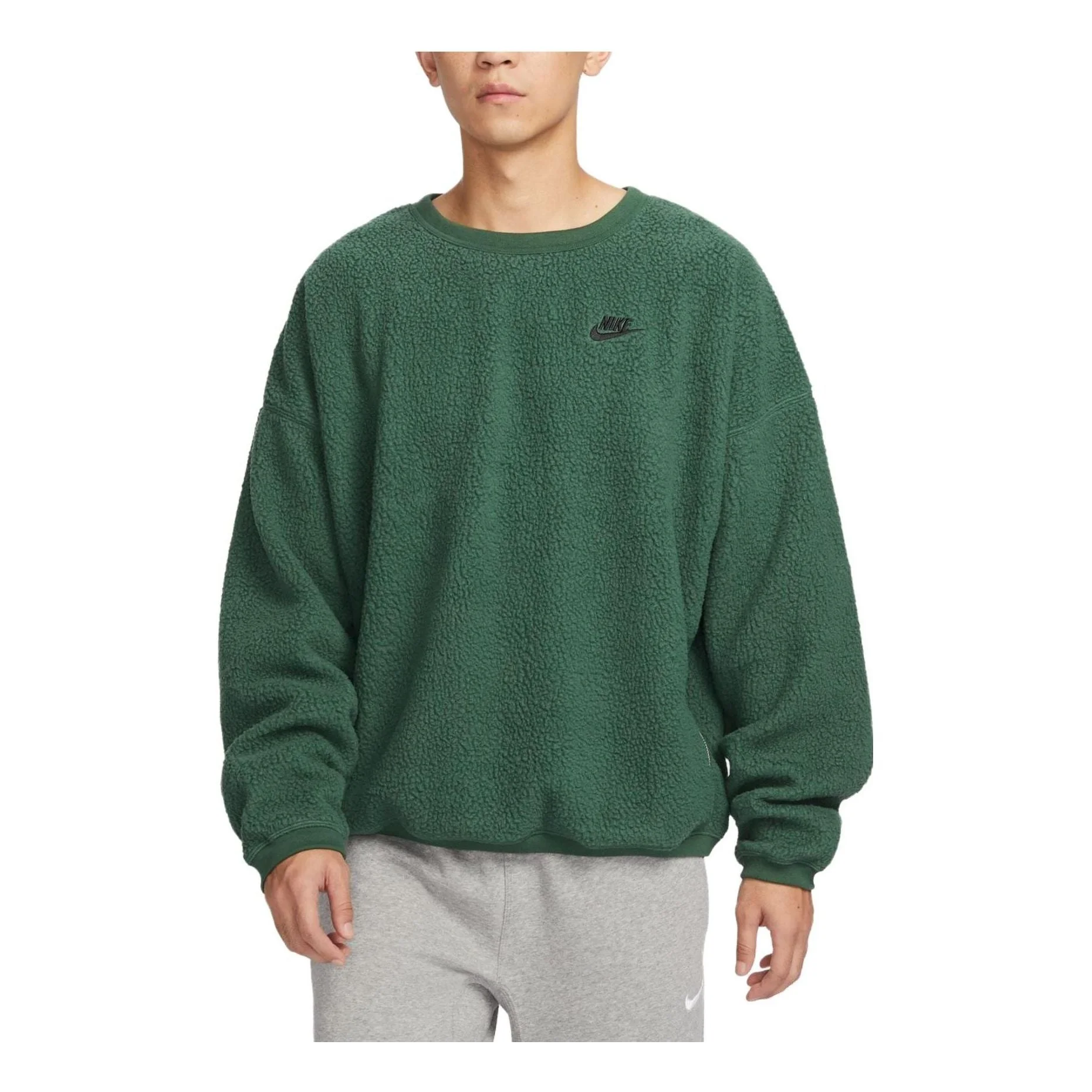 Nike Club Fleece Winterized Crew 'Fir' FB8379-323 - 1
