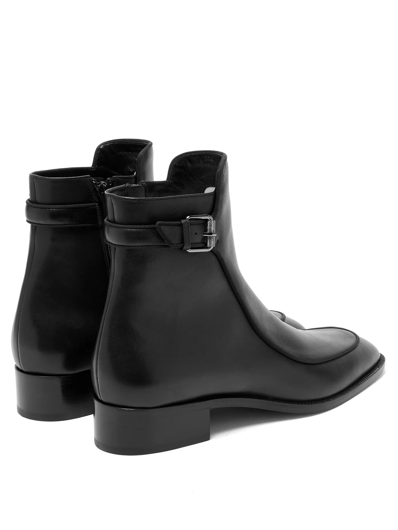 Ecritoir leather ankle boots - 4