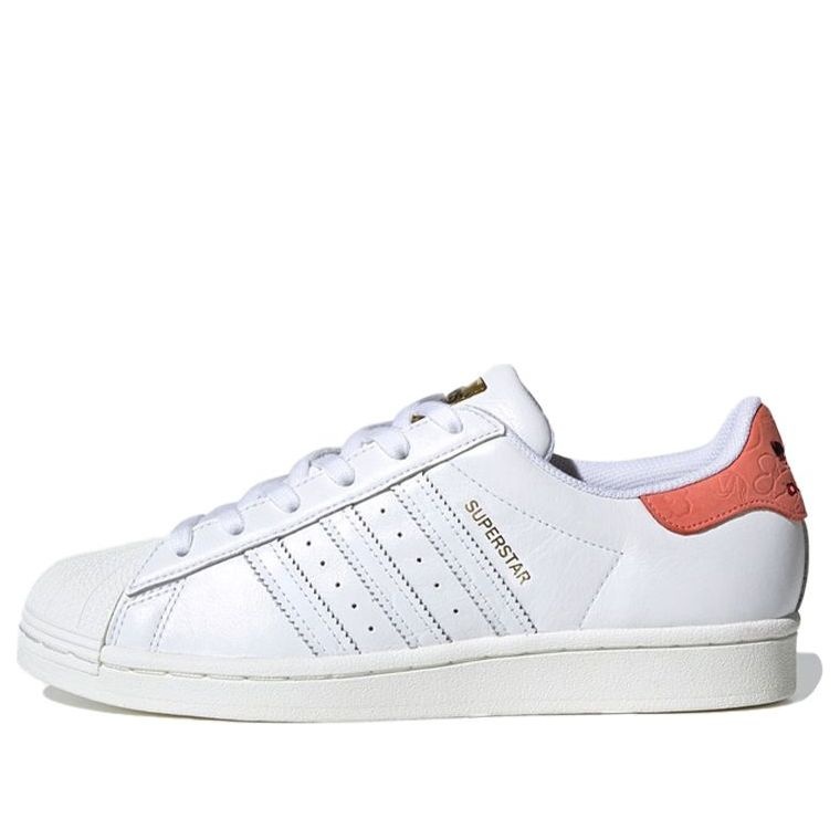 (WMNS) adidas originals Superstar - White/Pink FW8354 - 1