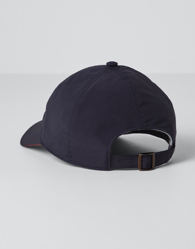 Brunello Cucinelli Water-resistant microfiber baseball cap with embroidered logo outlook