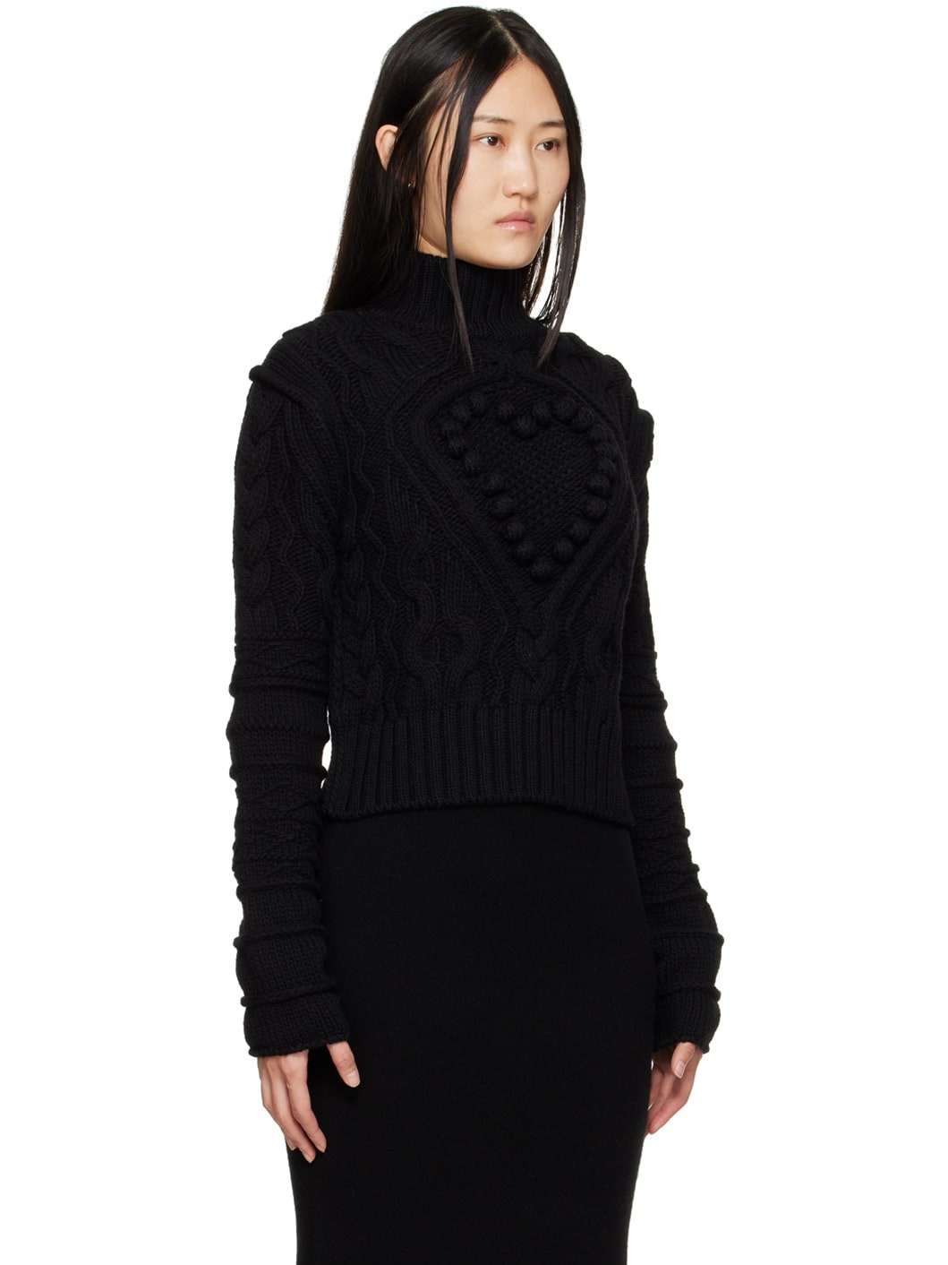 Black Asturie Turtleneck - 2