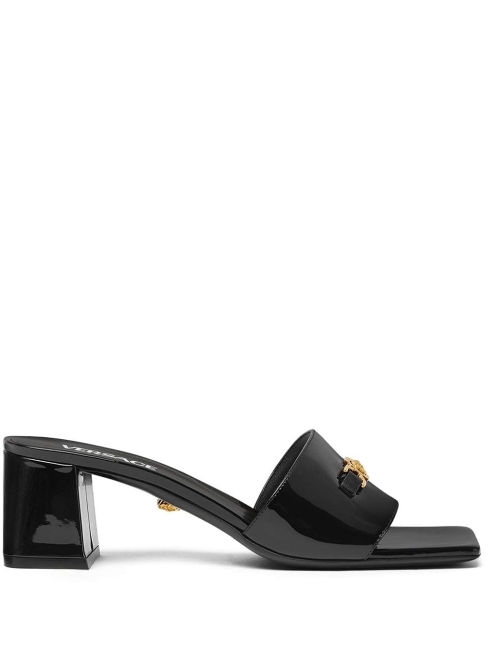 Medusa-head leather mules - 1
