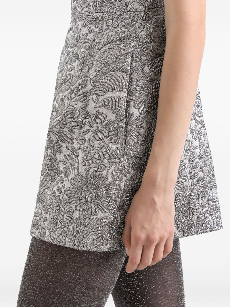floral-jacquard dress 4