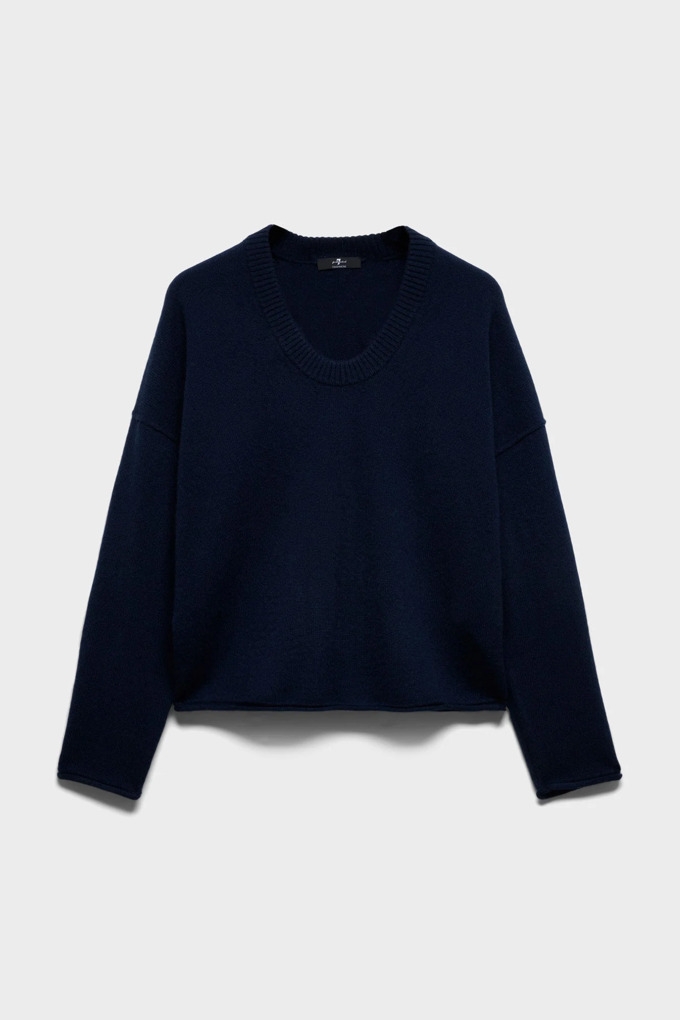 U-NECK SWEATER in Cashmere - 1
