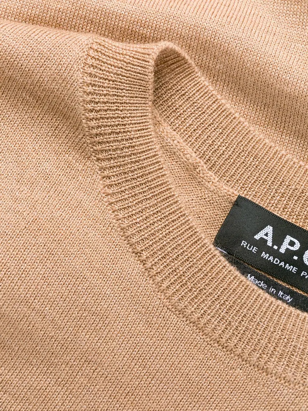 ribbed crew neck jumper - 6