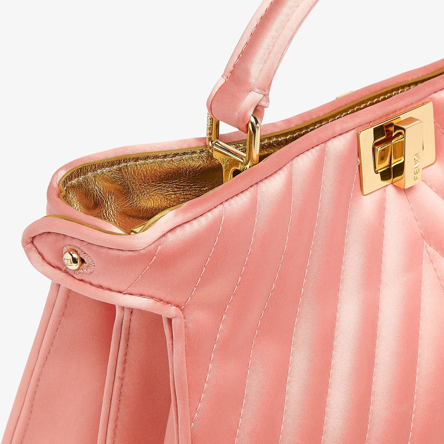 Pink satin bag - 6