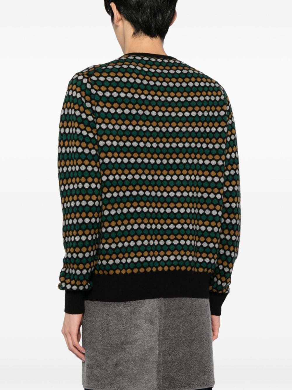 polka dot-pattern jumper - 4