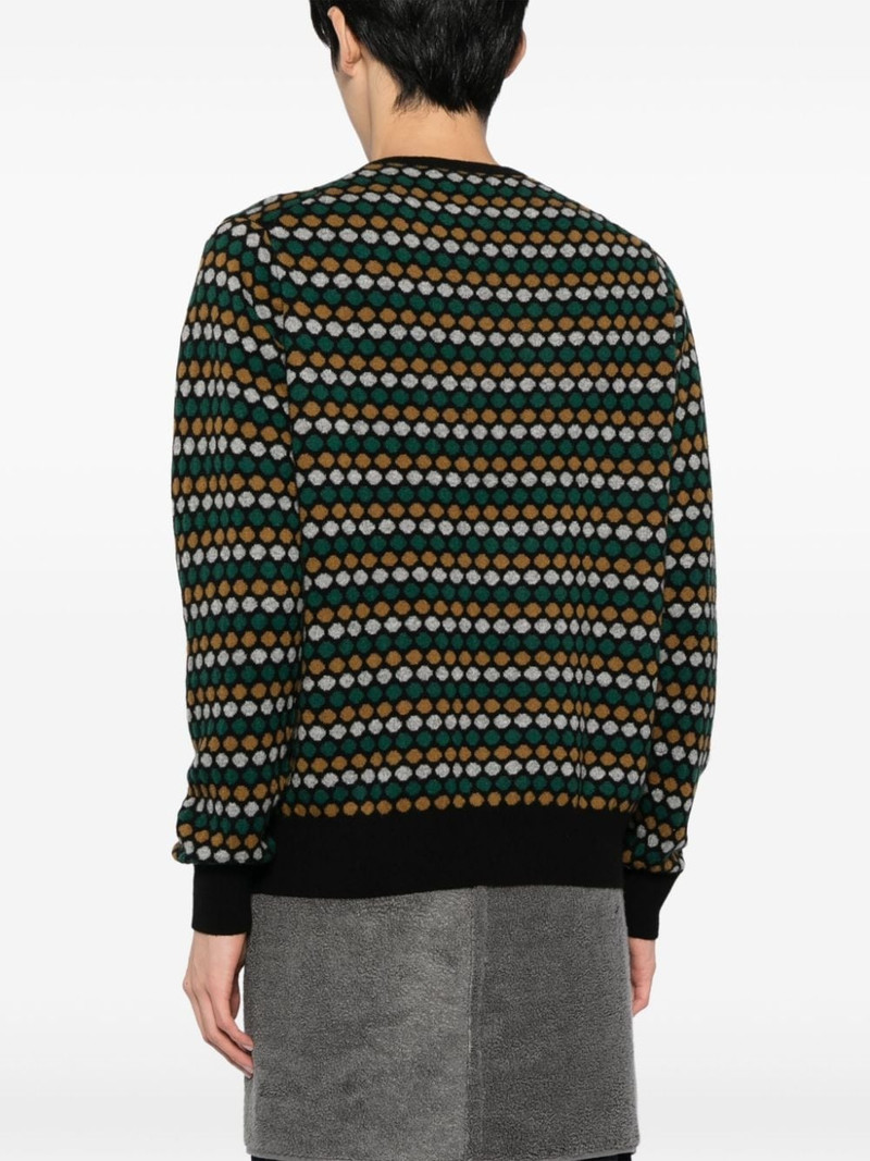 polka dot-pattern jumper 4