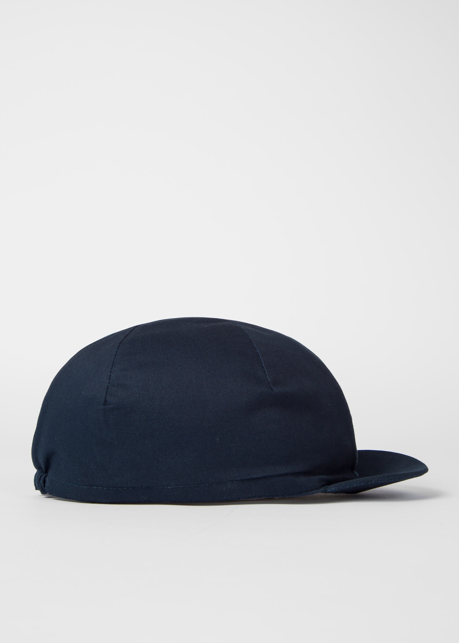 Navy Cotton Cycling Cap With 'Artist Stripe' Webbing - 4