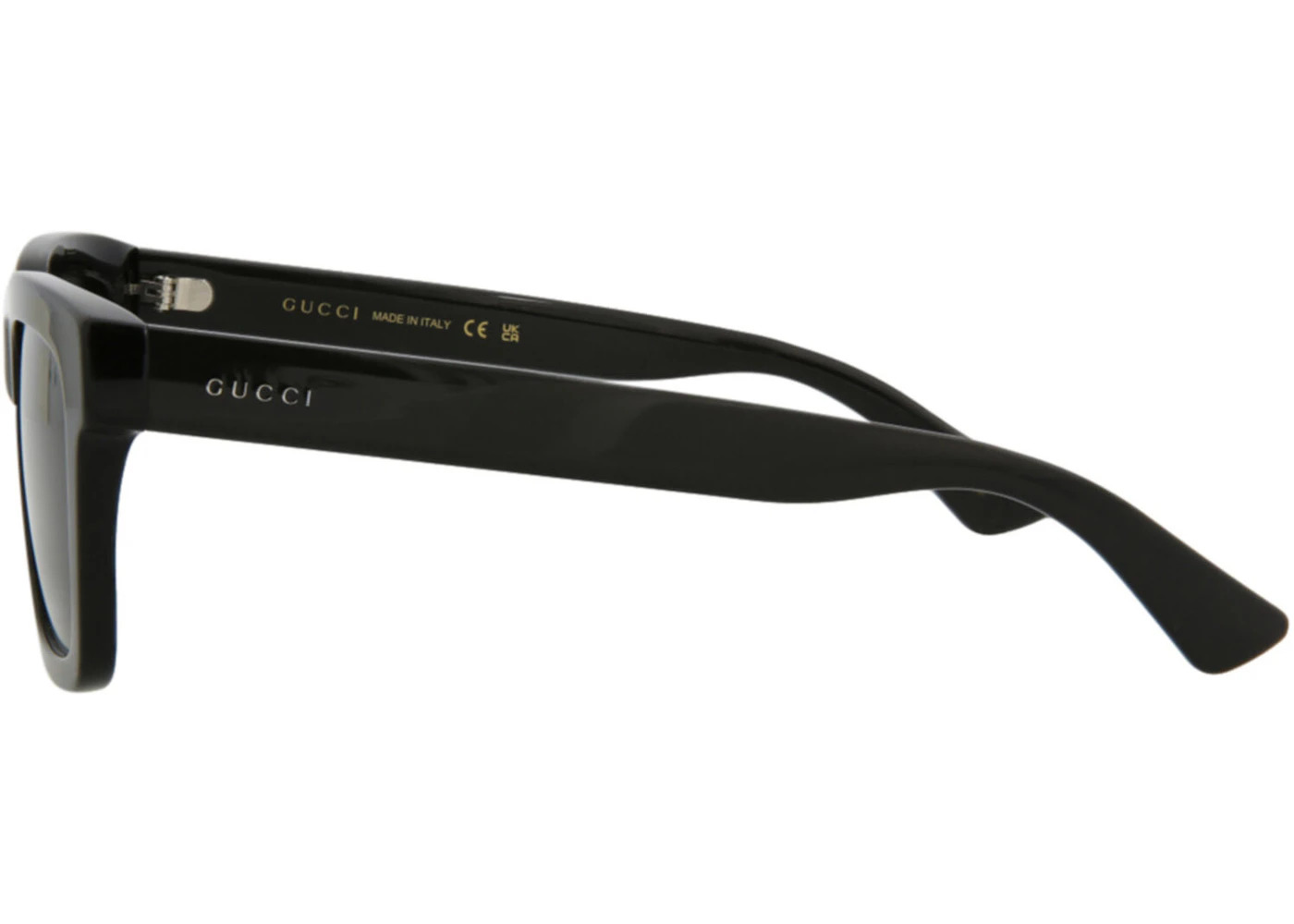 Gucci Square Sunglasses Black/Smoke (GG0001SN-30013210-001) - 3