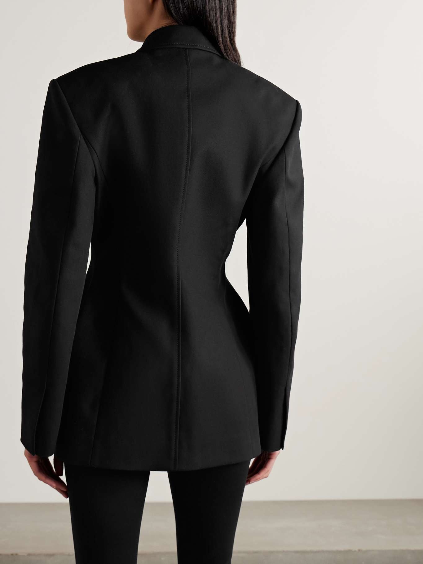Contour cotton-twill blazer Black - 3